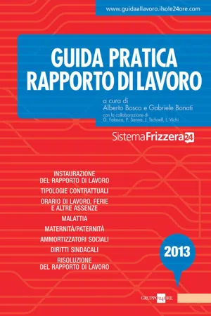 Guida Pratica Frizzera Rapporto di lavoro 2013