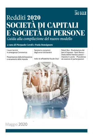 Redditi 2020. Società di capitali e società di persone