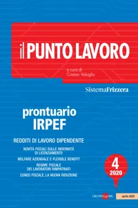 Il Punto Lavoro 4/2020 - Prontuario Irpef_cover