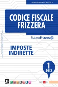 Codice Fiscale Frizzera - Imposte Indirette 1/2013_cover