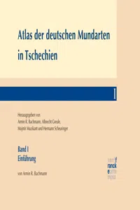 Atlas der deutschen Mundarten in Tschechien_cover