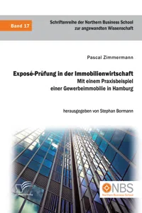 Exposé-Prüfung in der Immobilienwirtschaft. Mit einem Praxisbeispiel einer Gewerbeimmobilie in Hamburg_cover