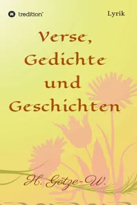 Verse, Gedichte und Geschichten_cover