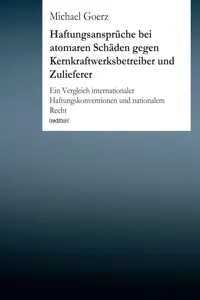 Haftungsansprüche bei atomaren Schäden gegen Kernkraftwerksbetreiber und Zulieferer_cover