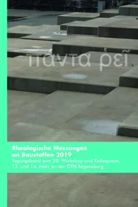 Rheologische Messungen an Baustoffen 2019_cover