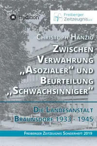 Zwischen Verwahrung "Asozialer" und Beurteilung "Schwachsinniger"_cover