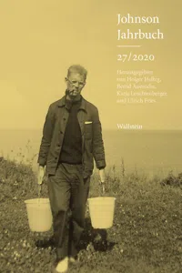 Johnson-Jahrbuch 27/2020_cover