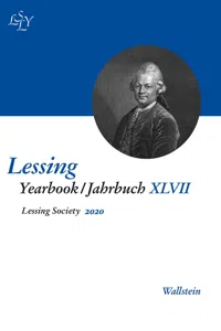 Lessing Yearbook / Jahrbuch XLVII, 2020_cover