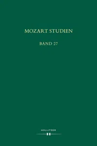 Mozart Studien Band 27_cover