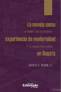 La novela como experiencia de modernidad en Bogotá_cover