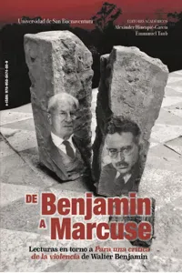 De Benjamin a Marcuse_cover