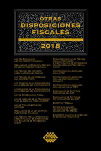 Otras disposiciones fiscales 2018_cover