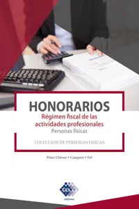 Honorarios. Régimen fiscal de las actividades profesionales. Personas físicas 2019_cover