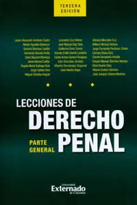 Lecciones de derecho penal: parte general. Tercera edición_cover