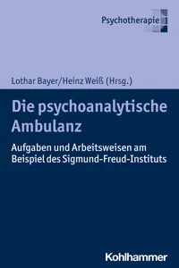 Die psychoanalytische Ambulanz_cover