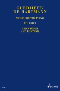 Music for the Piano Volume I_cover