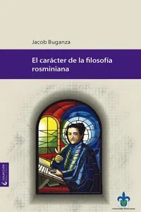 El carácter de la filosofía rosminiana_cover