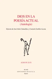 Dios en la poesía actual_cover