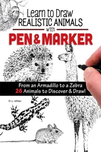 Learn to Draw Realistic Animals with Pen & Marker_cover