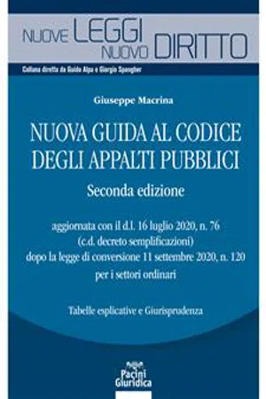 Nuova guida al codice degli appalti pubblici - Seconda edizione