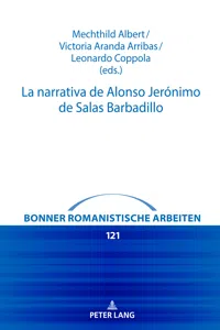 La narrativa de Alonso Jerónimo de Salas Barbadillo_cover