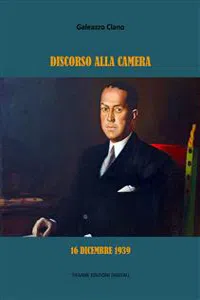 Discorso alla Camera. 16 dicembre 1939_cover