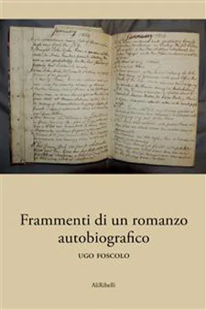 Frammenti di un romanzo autobiografico