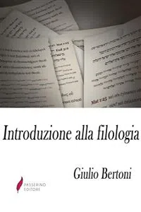 Introduzione alla filologia_cover