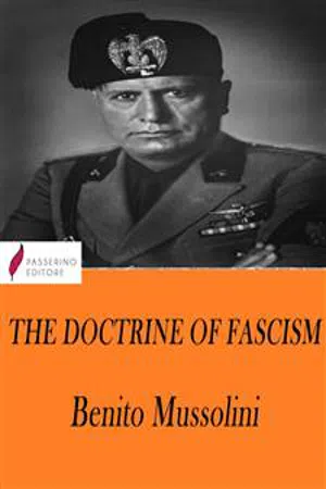 The Doctrine of Fascism