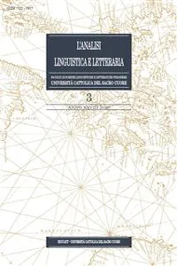 Analisi Linguistica e Letteraria 2020-3_cover