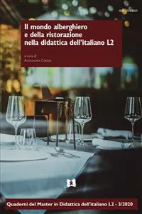 Il mondo alberghiero e della ristorazione nella didattica dell'italiano L2_cover