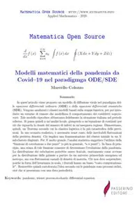 Modelli matematici della pandemia da Covid–19 nel paradigmga ODE/SDE_cover