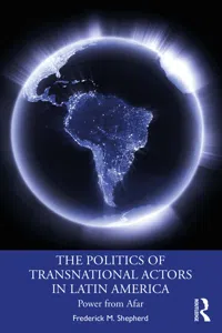 The Politics of Transnational Actors in Latin America_cover