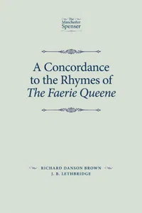 A concordance to the rhymes of The Faerie Queene_cover