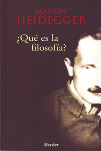 ¿Qué es la filosofía?_cover