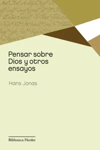 Pensar sobre Dios y otros ensayos_cover