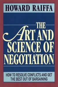 The Art and Science of Negotiation_cover