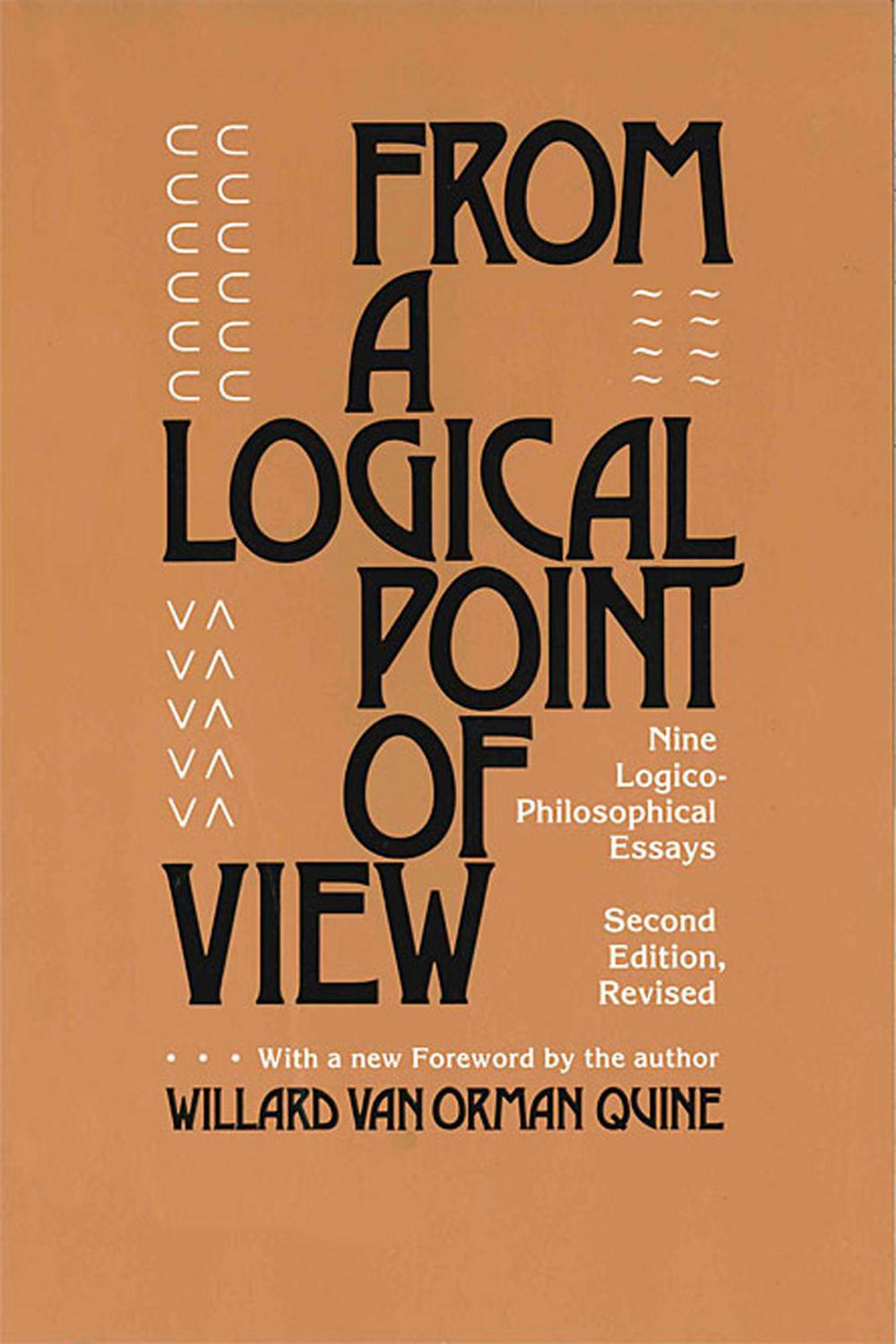 PDF] From a Logical Point of View by Willard Van Orman Quine