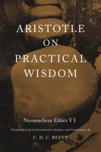 Aristotle on Practical Wisdom_cover