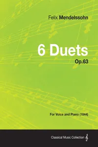 6 Duets Op.63 - For Voice and Piano_cover