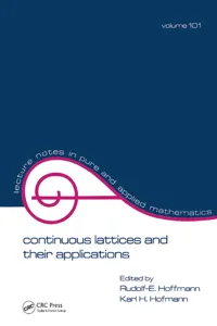 Continuous Lattices and Their Applications_cover