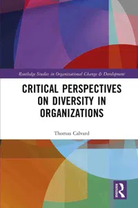 Critical Perspectives on Diversity in Organizations_cover