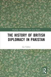 The History of British Diplomacy in Pakistan_cover