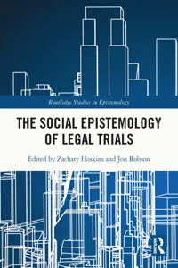 The Social Epistemology of Legal Trials_cover