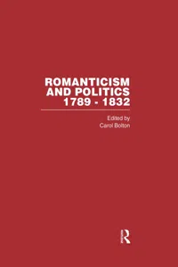 Romanticism & Politics 1789-1832_cover