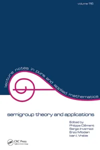 semigroup theory and applications_cover