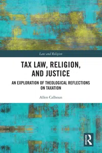 Tax Law, Religion, and Justice_cover