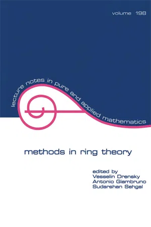 Methods in Ring Theory