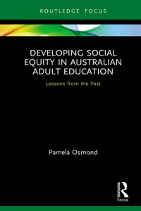 Developing Social Equity in Australian Adult Education_cover