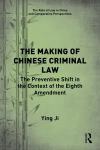 The Making of Chinese Criminal Law_cover